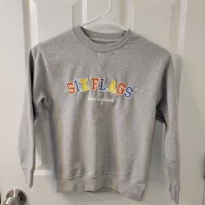 Six Flags New England Kids Sweatshirt Size Small